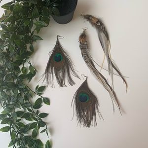 Extra 50% off! Feather earrings!